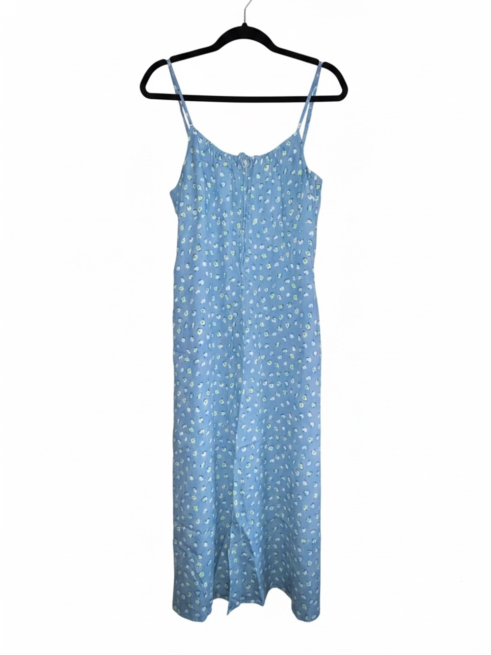 Uniqlo Light Blue Floral Maxi Dress